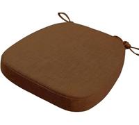 SPeesy Cuscino for Sedia da Pranzo con Lacci, Cuscino Sedia Cucina in Memory Foam, forma di U Cuscini for Sedie Cuscino, Confortevole Sedia da Pranzo, Rimovibile, Antiscivolo(@23,40X38X8cm)