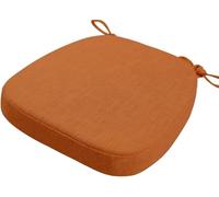 SPeesy Cuscino for Sedia da Pranzo con Lacci, Cuscino Sedia Cucina in Memory Foam, forma di U Cuscini for Sedie Cuscino, Confortevole Sedia da Pranzo, Rimovibile, Antiscivolo(@19,43X40X5cm)