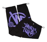 sPeesy Minus Two Cargo Y2k, Jeans stampati Hip Hop, pantaloni Minus Two Straight Hose Street Pocket Vita Alta Stampato Hip Hop, Minus Two Cargo Y2k Casual Pantaloni Baggy, Viola 01, M