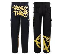 sPeesy Minus Two Cargo Y2K, pantaloni Hip Hop Style Wide Leg Trousers,2023 Trend Cargo Pantaloni da uomo, pantaloni da jogging da uomo, pantaloni da strada con stampa a vita alta, pantaloni da