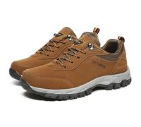 sPeesy Scarpe da trekking da uomo, stivaletti invernali con nuvole, leggere, traspiranti, scarpe da trekking, scarpe da montagna, scarpe da trekking impermeabili, marrone, 50 EU