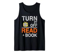 Spegni la TV Read a Book Funny Book Lovers Design Canotta