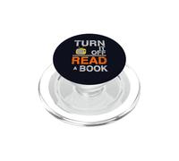 Spegni la TV Read a Book Funny Book Lovers Design PopSockets PopGrip per MagSafe