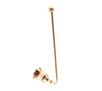 Spegnitoio per a campana con manico lungo e estintore in metallo resistente al calore, accessorio decorativo per per mettere fuori le in modo sicuro durante feste e serate spa