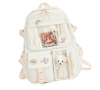 Spegno di Kawaaii - borsa per la scuola per adolescenti, accessorio per orso leggero | Elegante pacchetto quotidiano, soft pastel book borsa per uso delle scuole superiori, uscite casual, desig