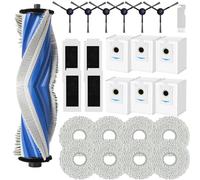 SpeHiate Kit di Ricambio per ECOVACS DEEBOT T30S Pro/ T30S Aspirapolvere Robot, Accessori con 1 Spazzola Principale, 4 HEPA Filtri, 8 Panni, 6 Sacchetti Polvere, 6 Spazzole Laterali
