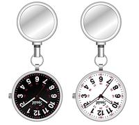 Speidel - Orologio da taschino per infermieri medici, orologio da polso con lancetta dei secondi, facile da leggere, corda retrattile