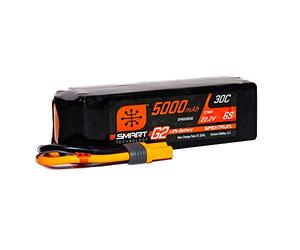 Spektrum 5000mAh 6S 22.2V SMART G2 30C IC5 SPMX56S30