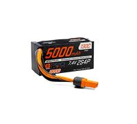 Spektrum Smart 5000mAh 2S4P 7.4V Smart Pro Drag LiPo 130C IC5 SPMXDRB2 Battery