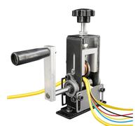 Spelacavi compatto - Estrattore di rivestimento professionale, manovella ergonomica, adattatore per trapano elettrico | Resistente struttura in acciaio in polipropilene, dispositivo di pelatura rapida