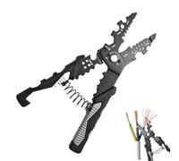 Spelacavi, pinza di precisione robusta 25 in 1, pinza spellacavi con funzione di crimpatura per cavi elettrici, per lavori di ristrutturazione fai da te, per crimpare e tagliare