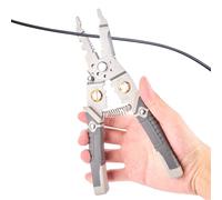 Spelafili A Pinza | Cesoie per Cavi Antiscivolo Multi-Funzionali,Spelafili Multifunzionale - per Riparazione Motori Elettrici Manutenzione Cablaggi Idraulici Lavori Casa Fai Da Te Professionisti