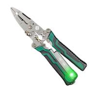 Spelafili, Pinza Crimpatrice Cavi Elettrici, Attrezzi da Cablaggio Antiscivolo, Spelacavi Antiruggine per Riparazione Impianti Auto