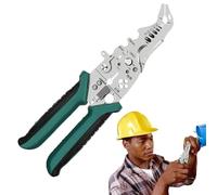 Spelafili - Spelacavi e Crimpatore | Pinze Antiscivolo per Tirare Cavi - per Elettricista Riparazioni Automotive Officina e Garage