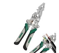 Spelafili,Spelacavi Elettronico | Pinza Crimpatrice con Impugnatura Ergonomica per Rete Cablaggio Casa Lavoro Giornaliero Sistemi RV HVAC