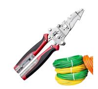 Spelafili | Tagliacavi Antiscivolo Con Funzione Di Misurazione Della Corrente | Per Cavi Da Elettricista | Per La Manutenzione Elettrica Delle Connessioni Isolate E Non Isolate