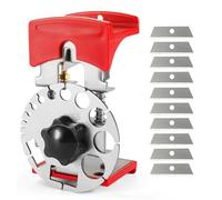 Spelafili universale Spelafili elettrico regolabile Spelafili multiuso con 10 lame di ricambio Q2 (Acciaio inossidabile)