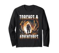Speleologia Esploratore di Grotte Torches & Adventures Maglia a Manica