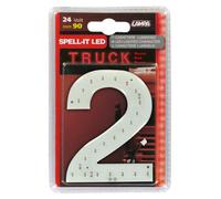 Spell-It Led, 90 mm, 24V Rosso 2 Led SMD di ultima generazione. Alta NUMERO
