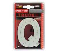 Spell-It Led, 90 mm, 24V Rosso Q Led SMD di ultima generazione. Alta LETTERA