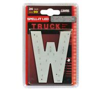 Spell-It Led, 90 mm, 24V Rosso W Led SMD di ultima generazione. Alta LETTERA