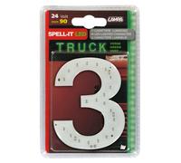 Spell-It Led, 90 mm, 24V Verde 3 Led SMD di ultima generazione. Alta NUMERO