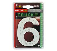 Spell-It Led, 90 mm, 24V Verde 6 Led SMD di ultima generazione. Alta NUMERO