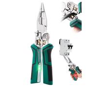 Spellafili 8 in 1 con tester di tensione - Crimpatrice e taglierina for 10-18, verde(Green)