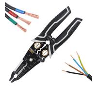 Spellafili E Tagliacavi - 10 In 1 Strumento Elettrico Per Il Taglio Dei Cavi,Spelafili Tagliafili Multifunzione Per Fili Elettrici - Per Rifilatura Divisione Crimpatura Taglio Serraggio Avvolgimento E