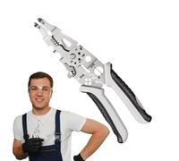 Spellafili e tronchesi, di costruzione robusta con manico ergonomico per uso pesante, pinze per elettricista per spogliare e tagliare cavi, per casa, fabbrica, garage, cantiere, hobby