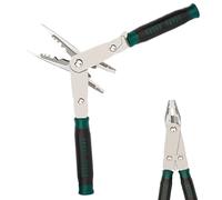 Spellafili elettrici, pinza crimpatrice in acciaio inossidabile, becco , pinza multiuso per cavi elettrici, per tagliare e spellare fili in alluminio e rame, prese, circuiti,