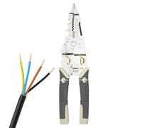 Spellafili Per Cavi Elettrici | 21-in-1 Spellatore E Crimpatore Per Cavi,Pinze Da Taglio Di Precisione Per Elettrici,per Elettricisti, Casa, Costruzioni, Industria, Riparazioni Auto, Officina e G
