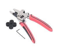 Spellafili per fibra ottica Lama multifunzionale in acciaio inossidabile Maniglia antiscivolo in PVC Pinza spelafili per installazione e manutenzione di cavi in fibra ottica