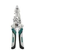 Spellafili pieghevole, design a puleggia, pinza spelafili multifunzione for elettricisti, pinza for avvolgimento cavi, pinza crimpatrice(241022)