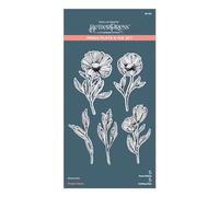 Spellbinders BetterPress Press Plate And Die From The Presse-Flower Stems