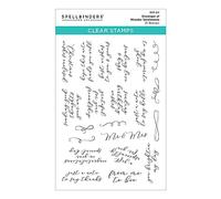 Spellbinders Busta di Wonder Sentiments Set di timbri trasparenti dalla collezione Envelope of Wonder