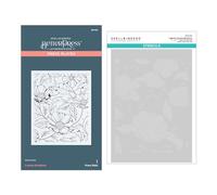 Spellbinders Cosmos Fondale BetterPress e Stencil Bundle da The Pressed Posies Collection, ONE