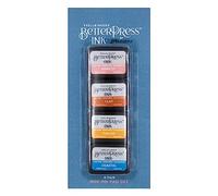 Spellbinders Desert Sunset BetterPress Ink Mini Set - Confezione da 4