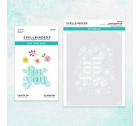 Spellbinders Floreale per te stencil e fustelle, metallo, ONE