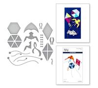 Spellbinders Fly a Kite Etched Dies from The Sky The Limit Collection di Simon Hurley