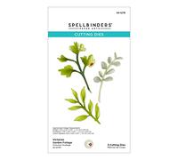 Spellbinders Fogliame da giardino vittoriano, carta metallo, ONE