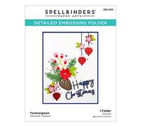 Spellbinders Forevergreen-Cartella Goffrata della Collezione Tis The Season goffratura, Semi-Opaco