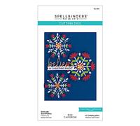 Spellbinders Fustelle con delicati fiocchi di neve incisi dalla collezione Bibi's Snowflakes di Bibi Cameron