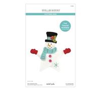 Spellbinders Fustelle con stella di neve incisa da The Felt Stitch & Create Collection by Nicole Spohr, metallo, ONE