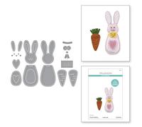 Spellbinders Fustelle in feltro a forma di carota incisa da The Spring Felt Stitch & Create Collection by Nichol Spohr