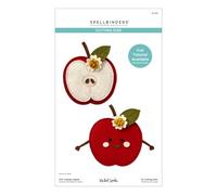 Spellbinders Fustelle in feltro Cheeky Apple incisa da The Summer Felt Stitch & Create Collection by Nichol Spohr