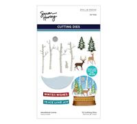 Spellbinders Fustelle in metallo con scena boschiva incisa di Simon Hurley