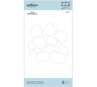 Spellbinders - Fustelle in metallo sottile inciso, motivo: uccelli su un ramo