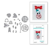 Spellbinders - Holly Jolly Gnome- Gnomo per Natale, Metallo