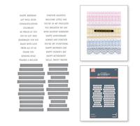 Spellbinders Ideal Moments Press Plate & Die Set da The Vivid Expressions Collection